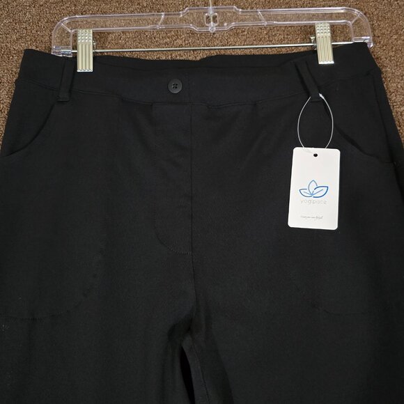 Yogipace bootcut Dress Pants Black Sz Medium NWT - Picture 2 of 6